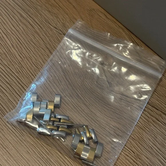 NWT Michele Urban Mini Two-Tone 18K Gold Plated Watch - Picture 12 of 14